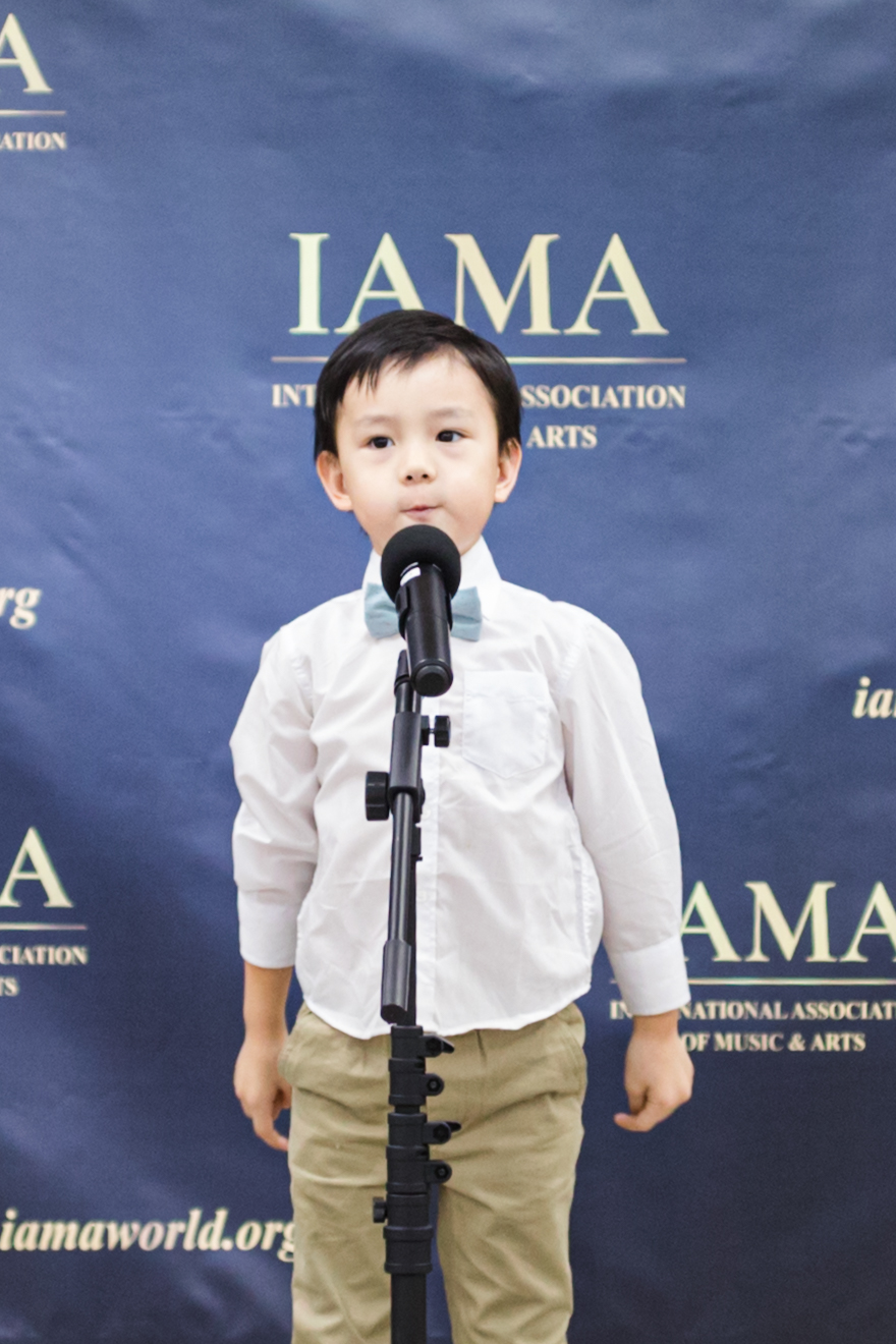 Vocalist appearing in the 2026 IAMA competition