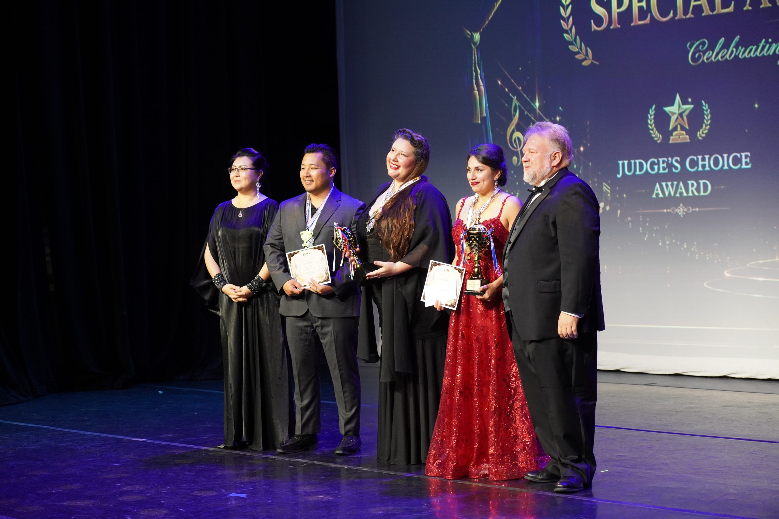 Judges Choice Award recipients and judges at the 2026 IAMA Gala