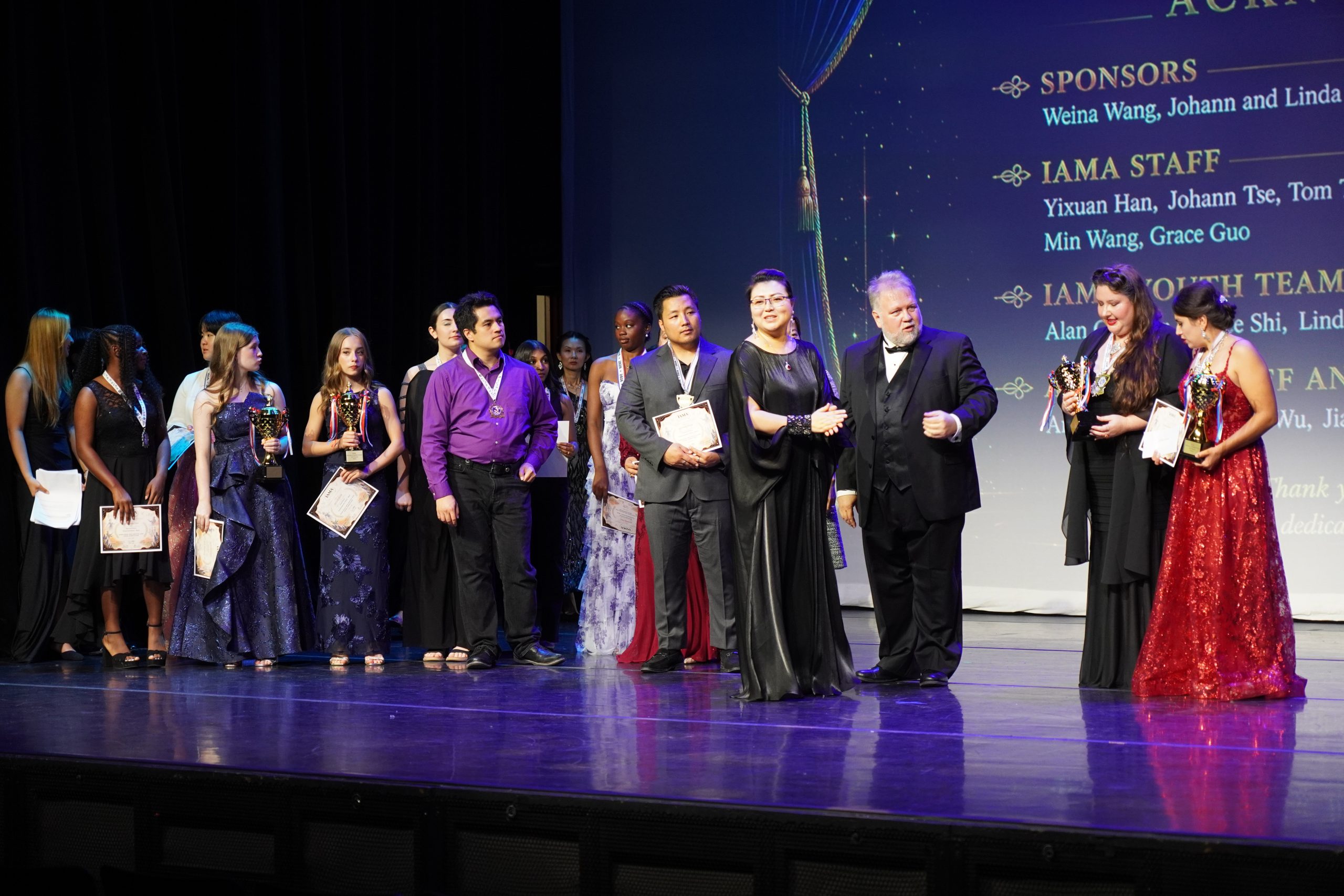 Award recipients and presenters during the 2026 IAMA Awards Gala Concert