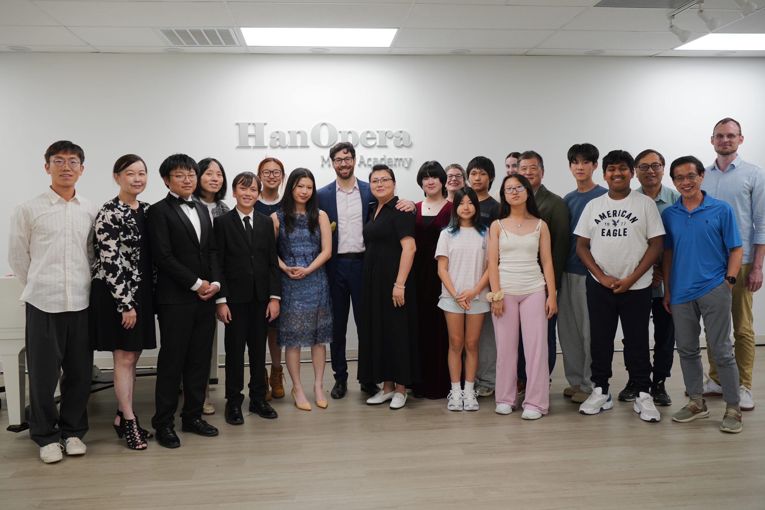 Group photograph from IAMA’s October 24, 2026 vocal masterclass with Dr. Mark Tempesta in Plano, Texas